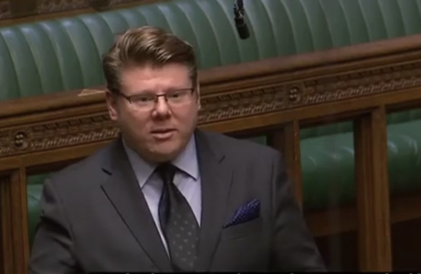 Dean speaking in the chamber 