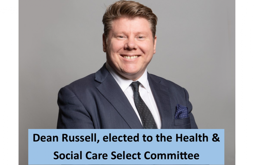 Dean Russell Watford MP, Health and Social Care Committee