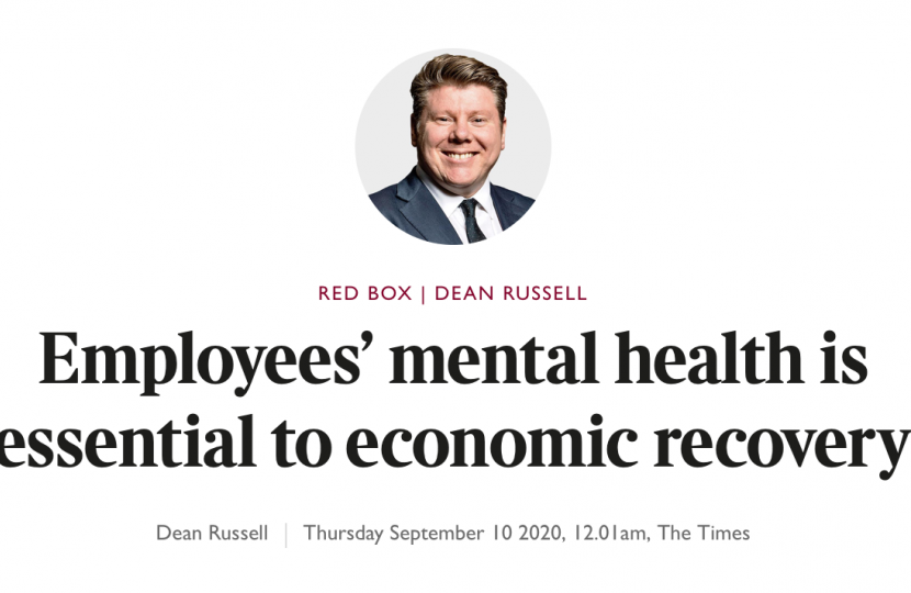 Employees’ mental health is essential to economic recovery