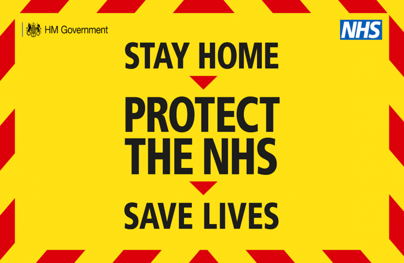 Stay at home. Protect the NHS. Save lives.
