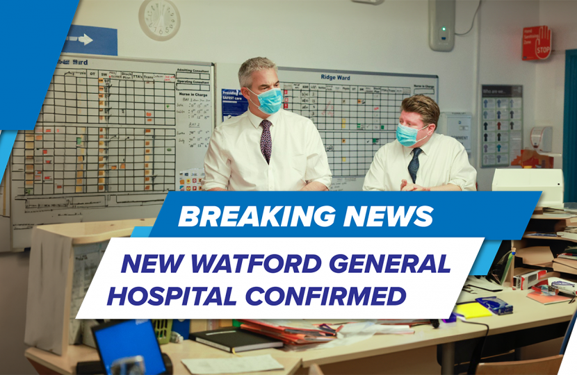 Full Funding for Watford General Hospital