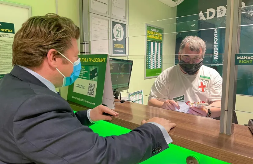 Dean Russell at Paddy Power