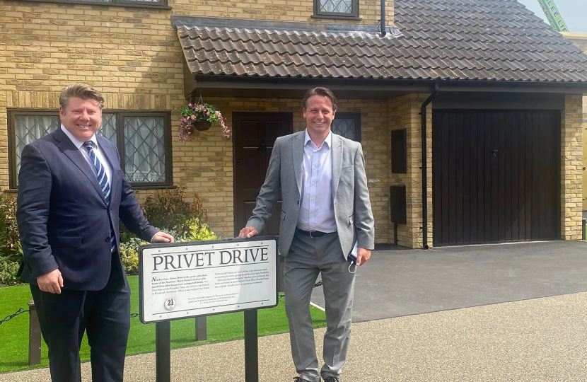 Dean Russell on Privet Drive with Minister for Sport, Tourism and Heritage