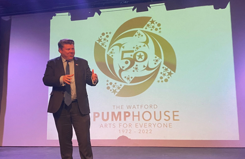 Dean Russell at the Pump House Theatre