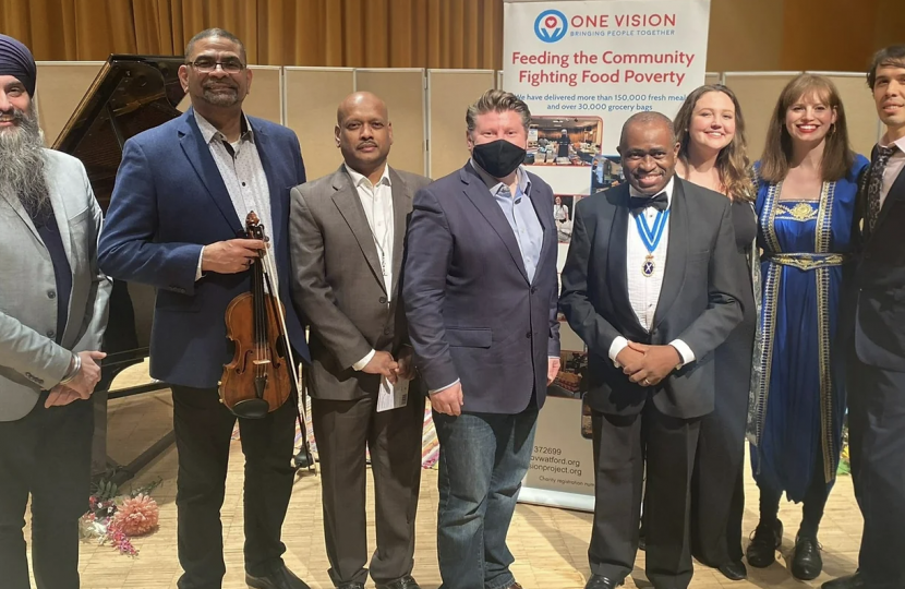 Dean Russell attends One Vision concert