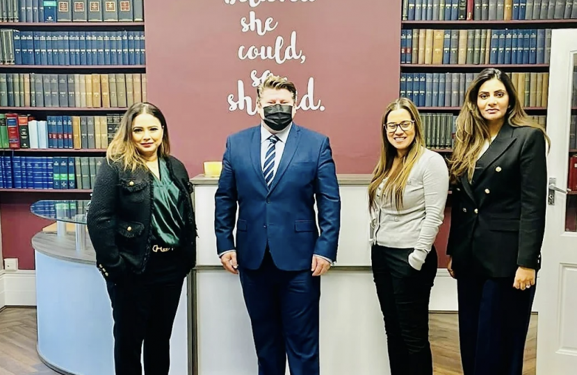 Dean Russell visits Raphael Law Solicitors