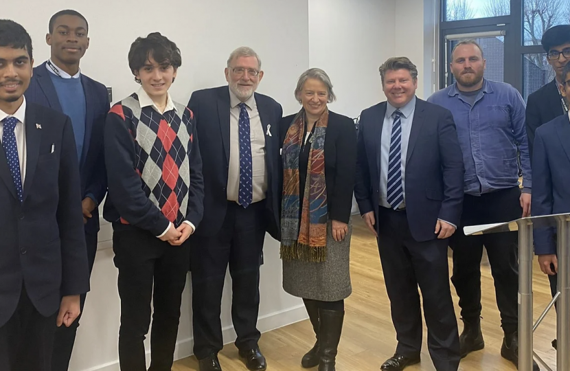 Dean Russell MP Participates In Climate Change Panel at Watford Grammar School for Boys