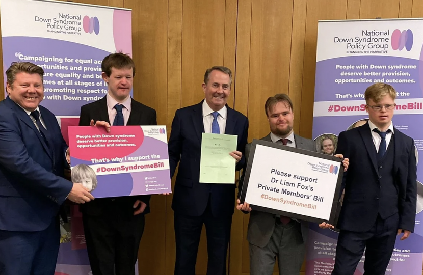 Dean Russell MP Supports Dr Liam Fox’s Down Syndrome Bill