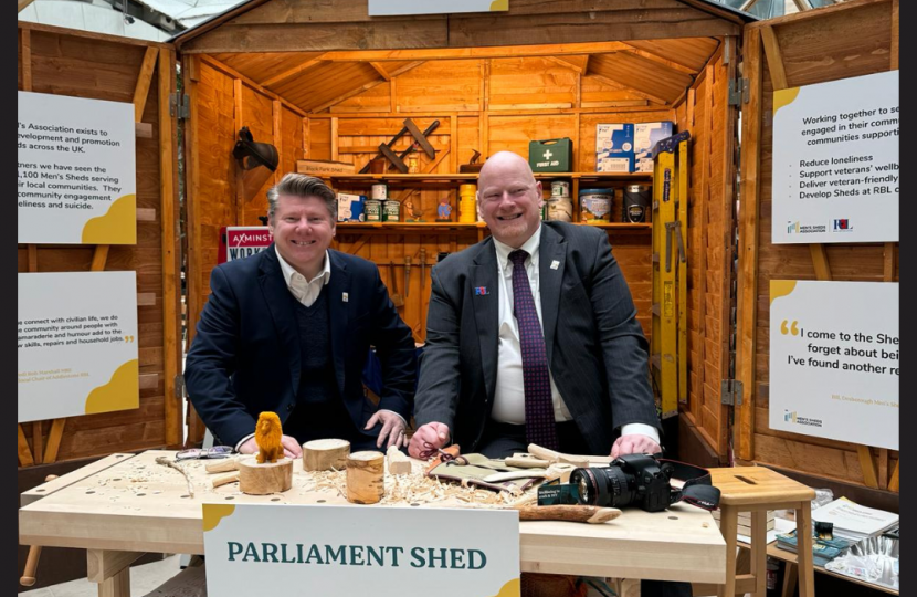 UK Men’s Sheds hosts ‘Parliament Shed’ in Westminster