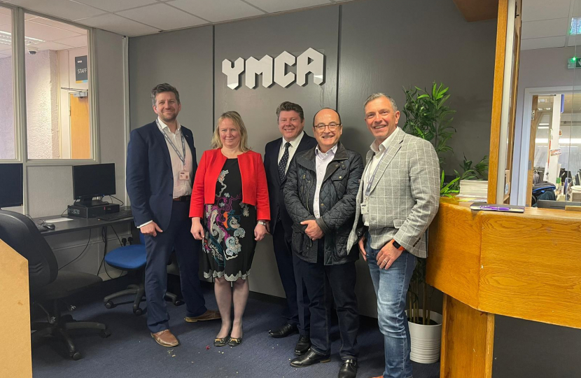 Dean Russell MP with Felicity Buchan MP at YMCA One Vision
