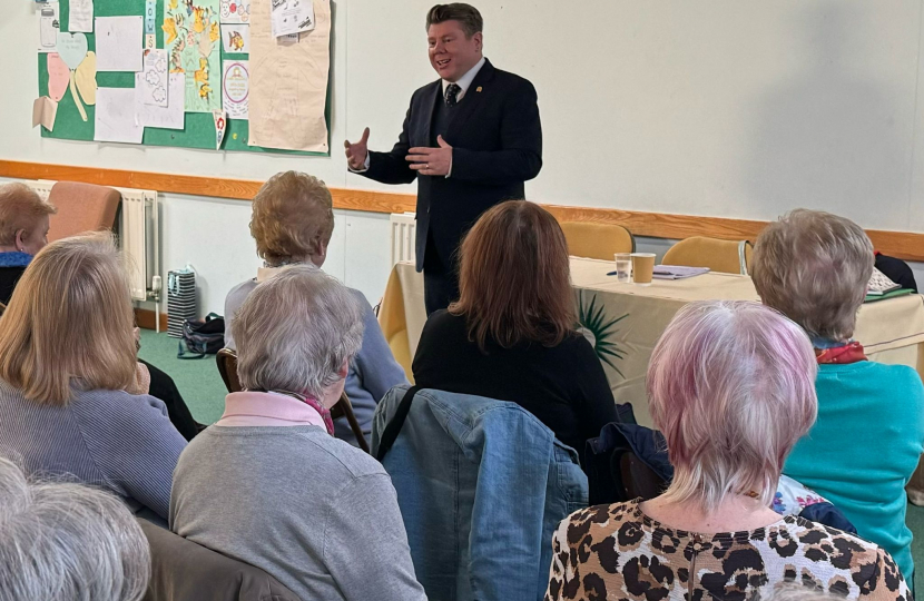 Dean Russell MP visits Townwomen's Guild in Watford