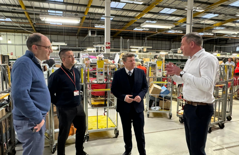 Dean Russell MP visits Royal Mail