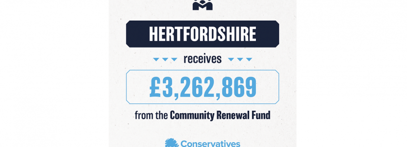Dean Russell MP Celebrates £3.2 Million For Hertfordshire