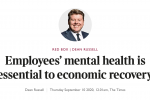 Employees’ mental health is essential to economic recovery