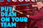 Put Dean On Your Team graphic with Dean Russell MP cleaning coach