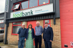 Dean visits Watford Foodbank