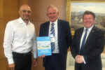 Dean Russell and Health Secretary Sajid Javid discuss redevelopment plans