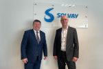 Dean Russell visits Solvay UK