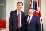 Dean Russell MP with Chancellor of the Exchequer, Jeremy Hunt MP