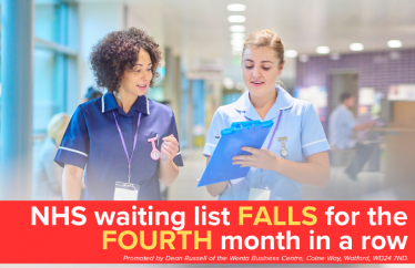 NHS Waiting lists down