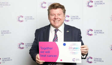 Dean Russell celebrates 20 years of Cancer Research