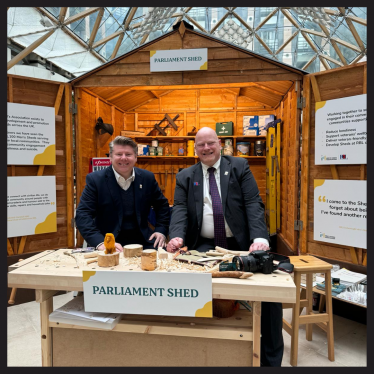 UK Men’s Sheds hosts ‘Parliament Shed’ in Westminster